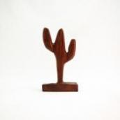 Carved Ironwood Cactus objet  Extra Small