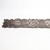 Antique 卍 Stamped Silver Pin or Collar Ornament  c.1920～