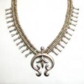 OLDPAWN Squash Blossom Naja 2 Strands Bead Necklace  c.1975～