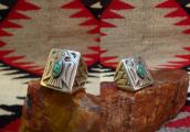 卍 スワスティカ ナバホ族 フレッド・ハービー リング 指輪 ビンテージ サンダーバード