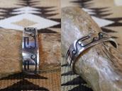 【Michael Sockyma】 Hopi Old Overlay Cuff Bracelet  c.1970
