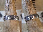 【Michael Sockyma】 Hopi Old Overlay Cuff Bracelet  c.1970