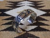 【Michael Sockyma】 Hopi Old Overlay Cuff Bracelet  c.1970