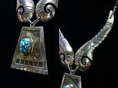 【Morris Robinson】 Hopi Vintage Necklace w/Turquoise  c.1950～