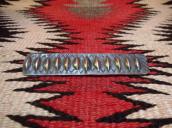 Antique Navajo Repoused Silver Collar Ornament Pin c.1920～ 1
