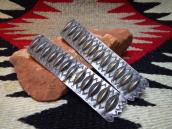 Antique Navajo Repoused Silver Collar Ornament Pin c.1920～ 1