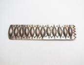 Antique Navajo Repoused Silver Collar Ornament Pin c.1920～ 1