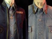 Antique Navajo Repoused Silver Collar Ornament Pin c.1920～ 2