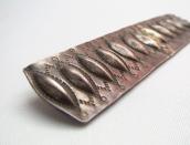 Antique Navajo Repoused Silver Collar Ornament Pin c.1920～ 2