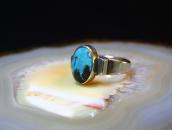 【UITA21/Ganscraft】 Vintage Sliver Ring w/Turquoise  c.1945～