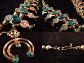 D. Smcyn Squash Blossom Necklace with Naja