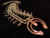 D. Smcyn Squash Blossom Necklace with Naja