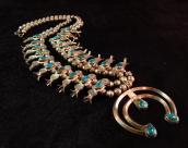 D. Smcyn Squash Blossom Necklace with Naja