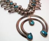 D. Smcyn Squash Blossom Necklace with Naja