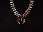 D. Smcyn Squash Blossom Necklace with Naja