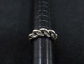 Vintage Mexican Braided Silver Wire Men's Ring  c.1955～