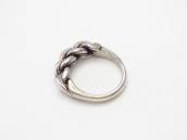 Vintage Mexican Braided Silver Wire Men's Ring  c.1955～