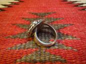 Vintage Split Shank Silver Ring w/TQ  c.1960～