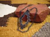Vintage Zuni Needle Point Diamond Shape Fob Necklace c.1960～