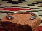 Antique Stamped IngotSilver Narrow TriangleWire Cuff c.1920～