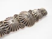 Attr.to【Ganscraft】Concho Repoused Row Silver Pin c.1930～