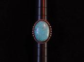 Vintage 【Maisel's】 Silver Ring w/Gem Grade #8 TQ  c.1945～