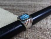 【Fred Thompson】Navajo High Grade No.8 Turquoise Ring c.1955～