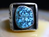 【Fred Thompson】Navajo High Grade No.8 Turquoise Ring c.1955～