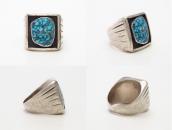 【Fred Thompson】Navajo High Grade No.8 Turquoise Ring c.1955～