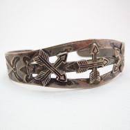 Antique Crossed Arrows patched Cuff  c.1930