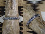 Vtg Navajo 2-Strand Heavy Twisted Triangle Wire Cuff c.1950～