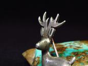 【UITA6】 Antique Navajo Deer Shape Silver Pin  c.1935～