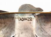 【UITA22】 Atq Navajo Thunderbird Shaped Pin w/Gem TQ  c.1945～