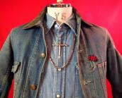 Vintage Heavy Silver Cross Fob Necklace  c.1950～