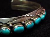 【Fred Thompson】 Navajo Vintage Cuff w/ Nine Stones  c.1960～