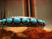 【Fred Thompson】 Navajo Vintage Cuff w/ Nine Stones  c.1960～