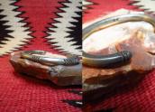 Dyaami Lewis Acoma 1890's Style Narrow Cuff Bracelet SM