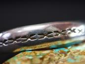 【Mike Bird Romero】 Ohkay Owingeh Old Stamped Silver Cuff