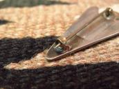 Antique Arrowhead Shape Samll Silver Pin Brooch w/TQ c.1930～