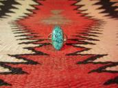 Old Pawn Split Ring with Morenci Turquoise
