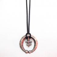 Chris Billie Navajo TufaCast DragonflyCross Naja Necklace S2