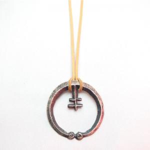 Chris Billie Navajo TufaCast DragonflyCross Naja Necklace L2