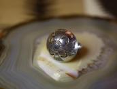 Attr. to【Austin Wilson】Cross Stamped Concho Face Ring c.1940