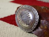 【Austin Wilson】 Stamped Silver Concho Pin/Buckle  c.1935～