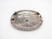 【Austin Wilson】 Stamped Silver Concho Pin/Buckle  c.1935～