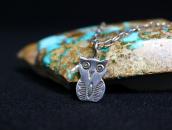 Antique Navajo Stamped Owl Shape Small Top Necklace  c.1930～