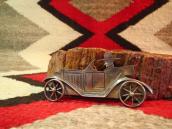 OLDPAWN Indian Man Driving HOT ROD Car Shaped Pin  c.1980～
