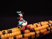 Vintage Zuni 【Donald】 Channel Inlay Silver Ring  c.1970