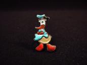 Vintage Zuni 【Donald】 Channel Inlay Silver Ring  c.1970