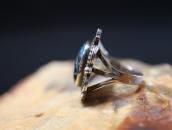 Vtg Pueblo or Navajo Hi-Grade Persian Turquoise Ring  c.1950